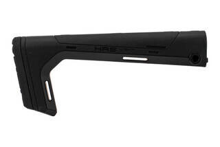 Hera Arms HRS Light Fixed A2 rifle stock in black features a lightweight minimalist design
